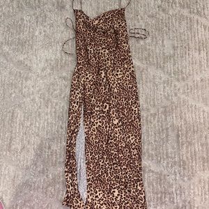 RESA Cheetah Strap Dress